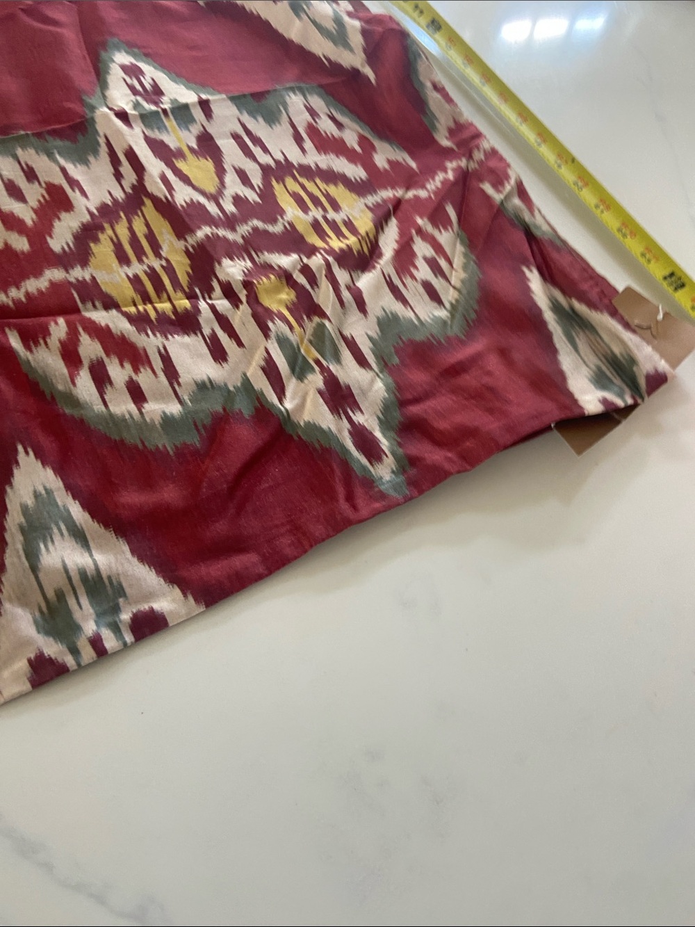Pottery Barn Maroon Ikat Pillow Cover - Picture 15 of 15